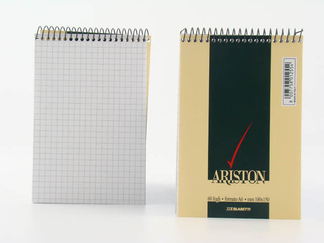 Blocco notes A6 colore bianco 100x150 mm 60gr Blasetti