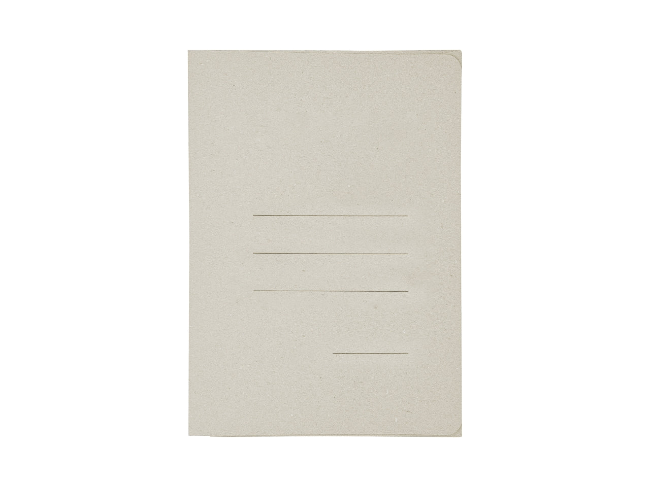 Cartellina 3 lembi grigia, con stampa in carta riciclata , 25x33,5 cm, confezione da 50 pezzi - Blasetti