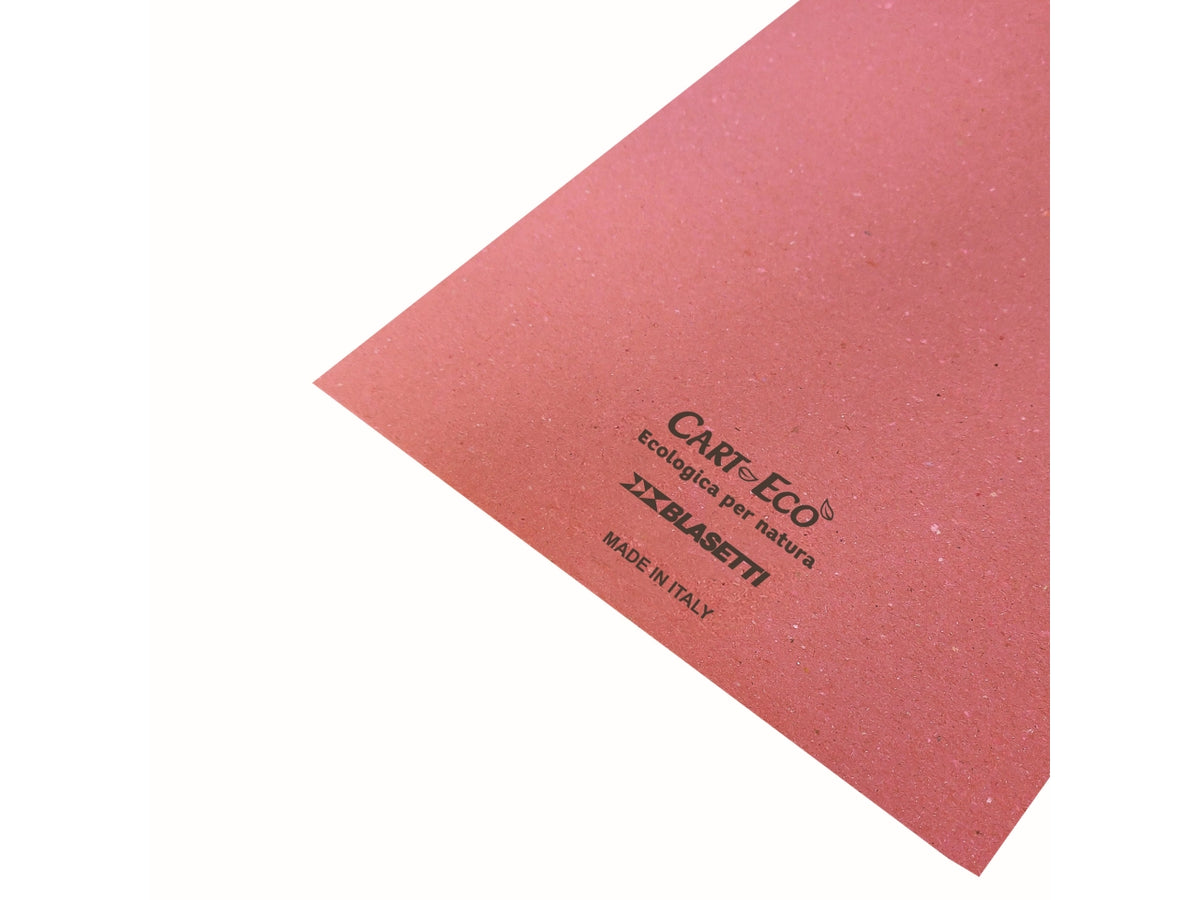 Cartellina 3 lembi rossa, con stampa in carta riciclata , 25x33,5 cm, confezione da 50 pezzi - Blasetti