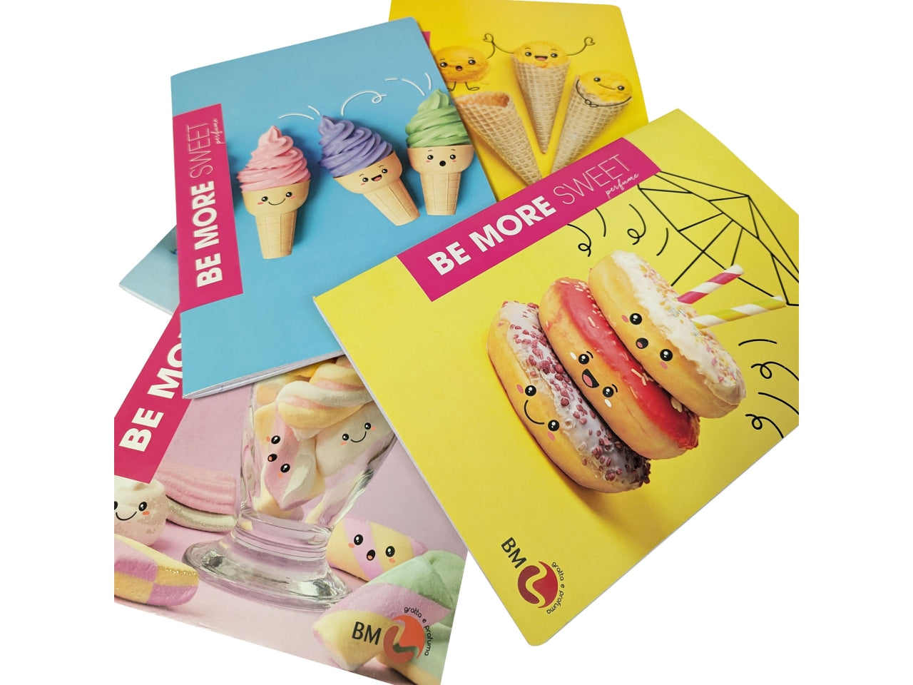 Quaderni maxi sweet linea be more different formato 21x29,7, pagine 72+r, rigatura a confezione da 10 quaderni