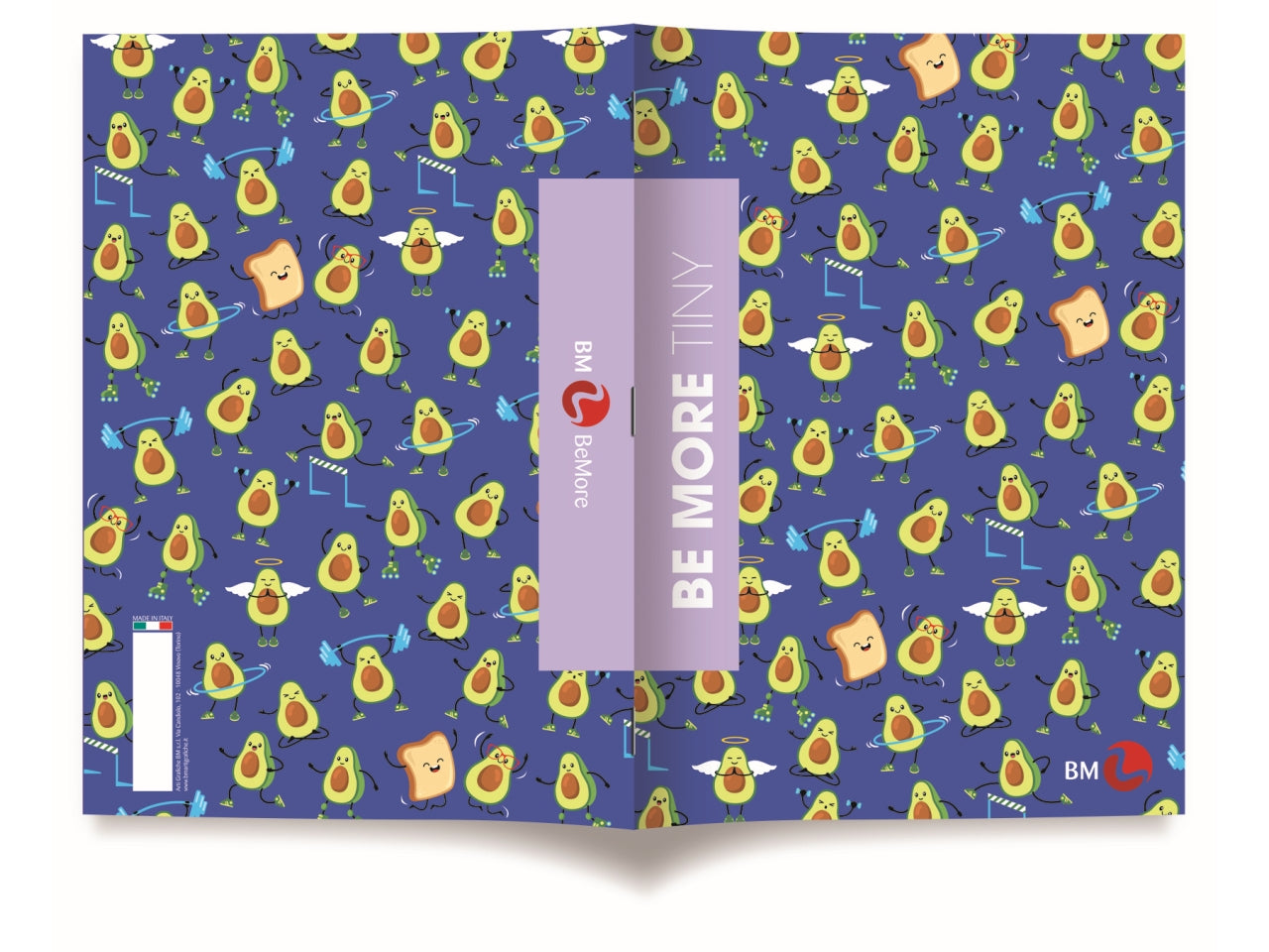 Quaderni maxi tiny linea be more different formato 21x29,7, pagine 72+r, rigatura a confezione da 10 quaderni