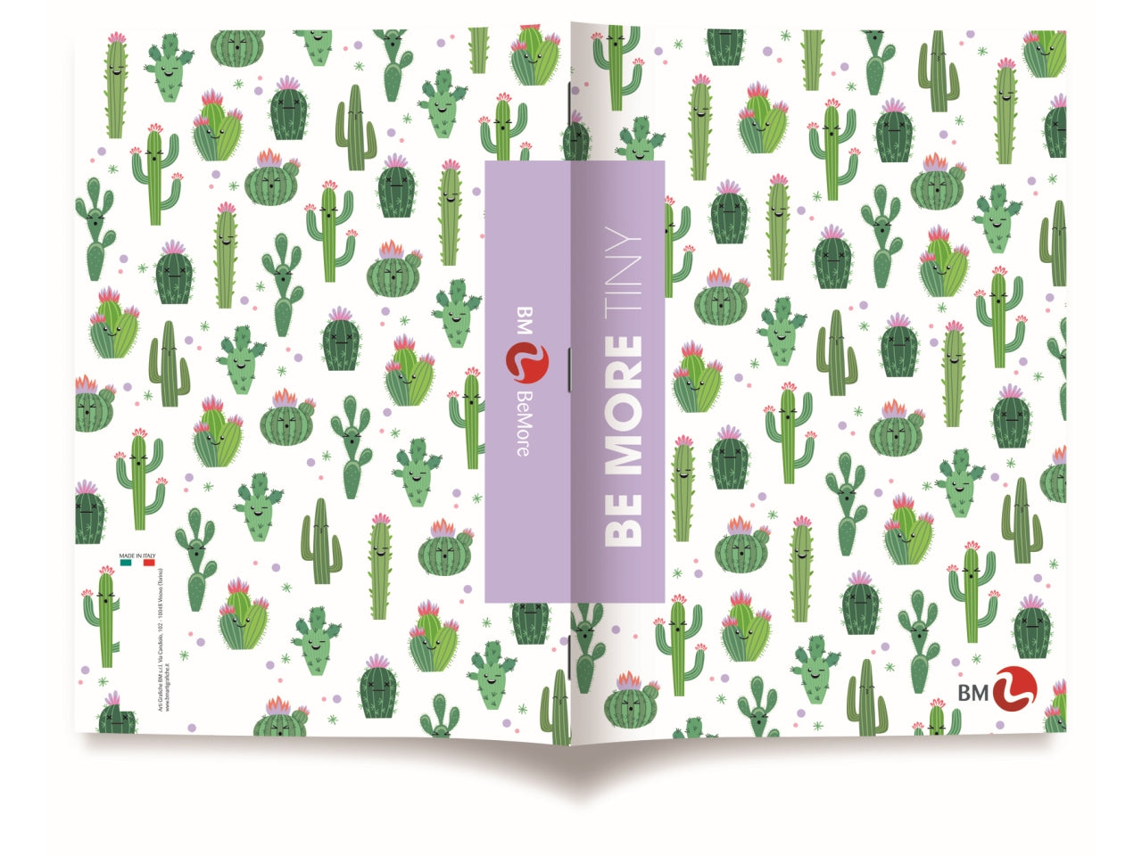 Quaderni maxi tiny linea be more different formato 21x29,7, pagine 72+r, rigatura c confezione da 10 quaderni