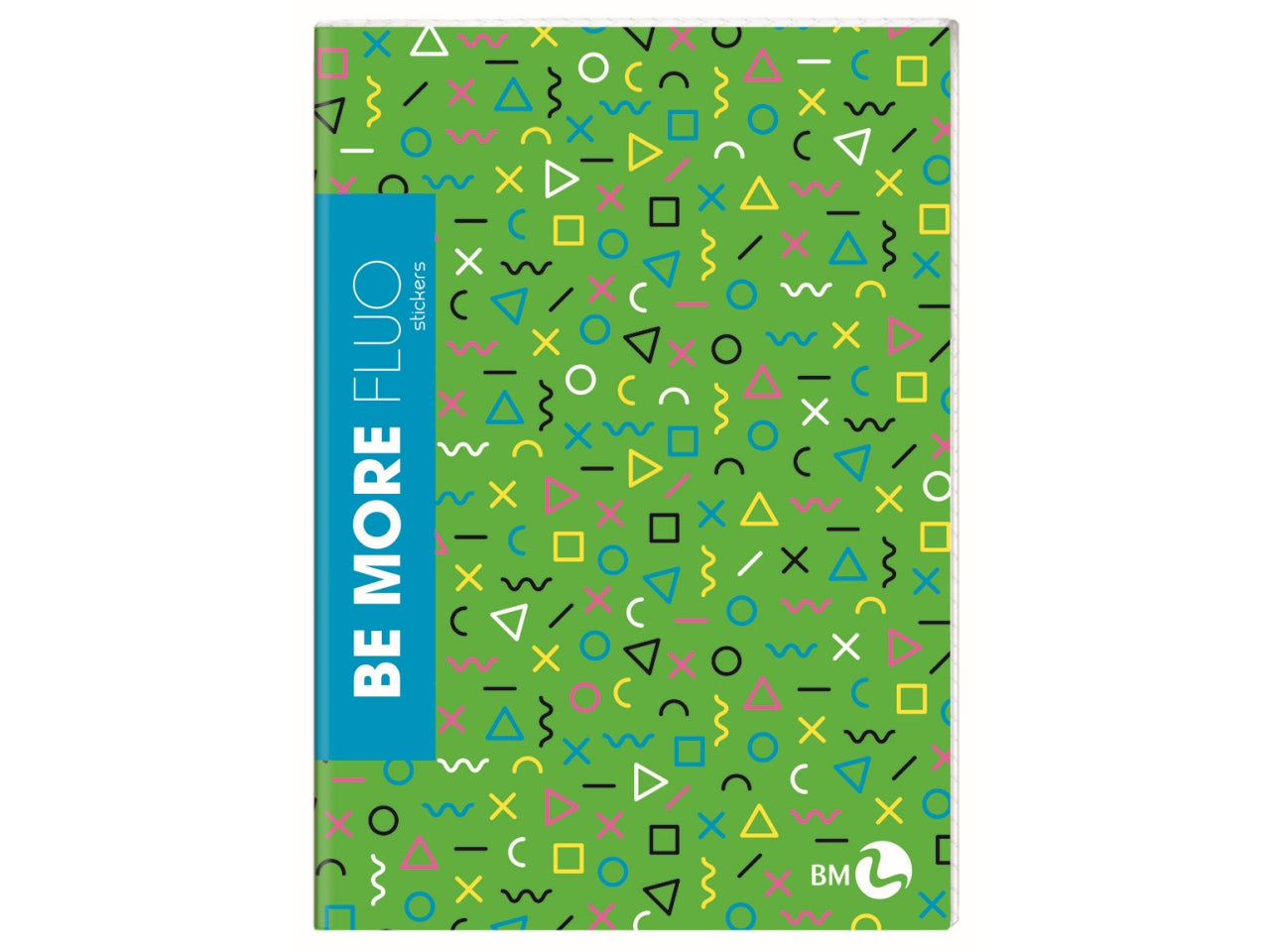 Quaderni maxi fluo linea be more different formato 21x29,7, pagine 72+r, rigatura 5 mm confezione da 10 quaderni