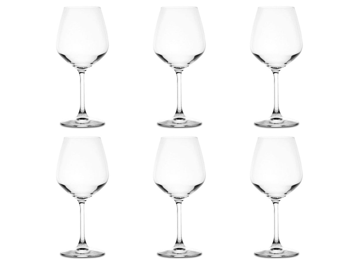 Divino calice vino rosso in vetro, set da 6 calici $
