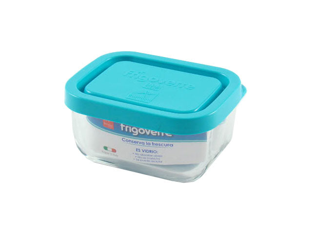 Contenitore in vetro Frigoverre rettangolare 10x7cm con coperchio
