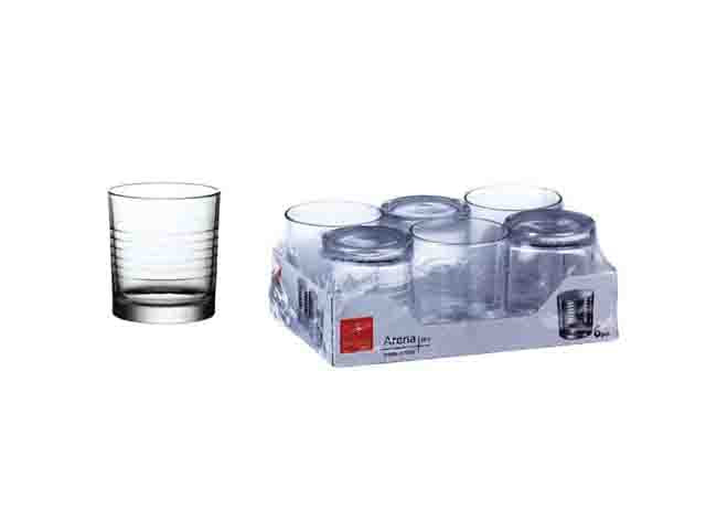 Arena bicchiere acqua da 24cl, set 6 bicchieri trasparenti $