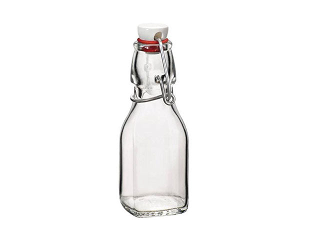 Bottiglia in vetro Swing da 125ml con tappo ermetico