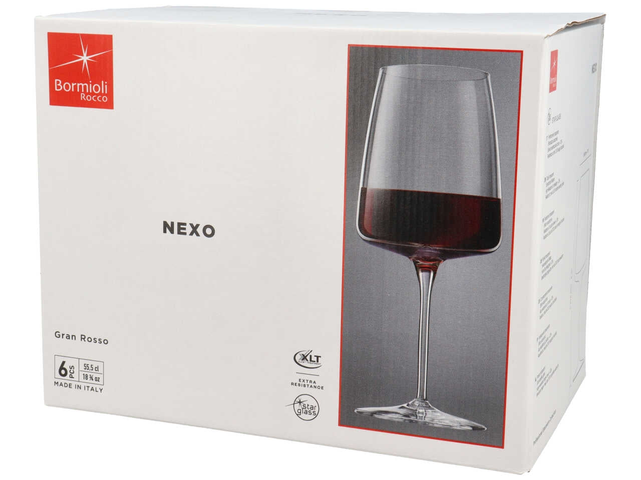 Calice vino rosso Nexo da 55,5cl, scatola 6 calici