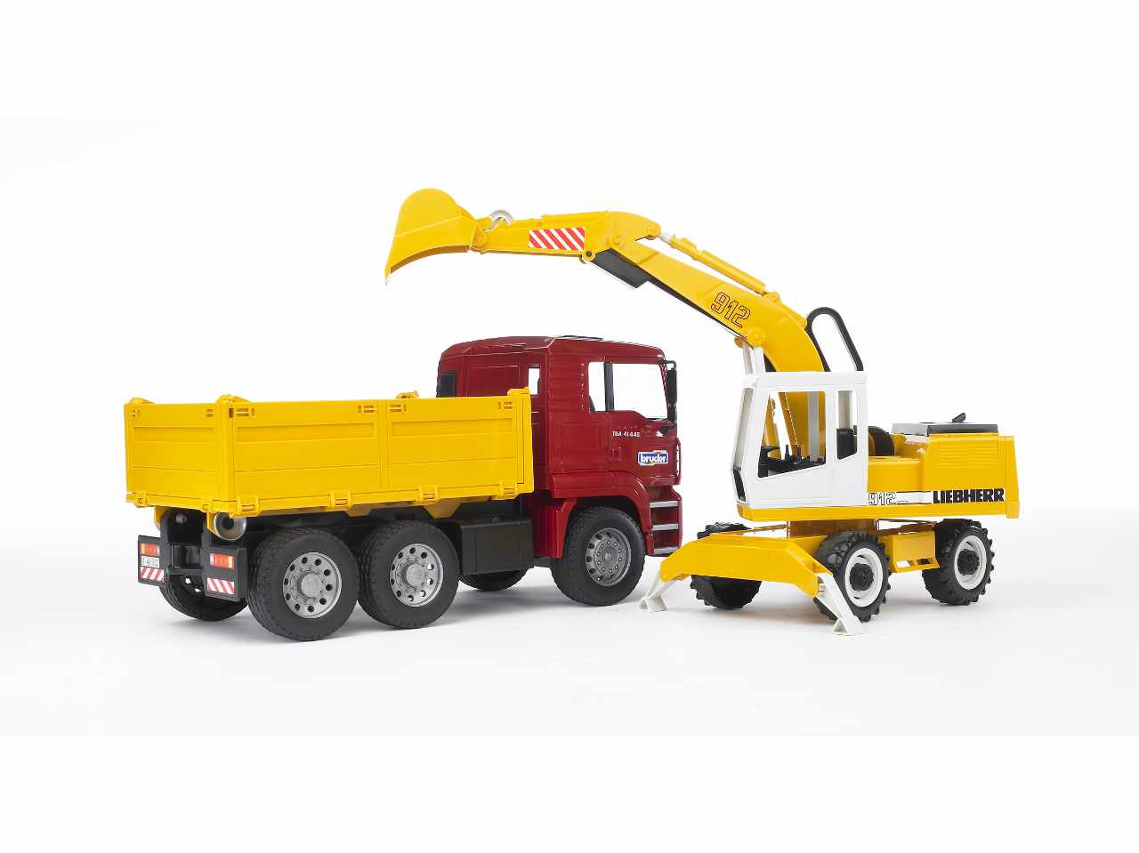 Man camion c/escavatrice 02751