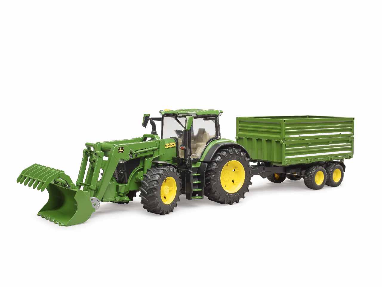 Trattore john deere 7r 350 c/benna+rim.