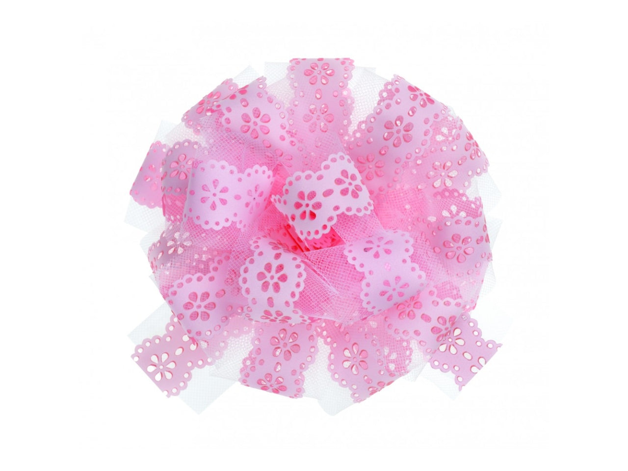 Nastro strip tulle 15 pezzi rosa 22177 05
