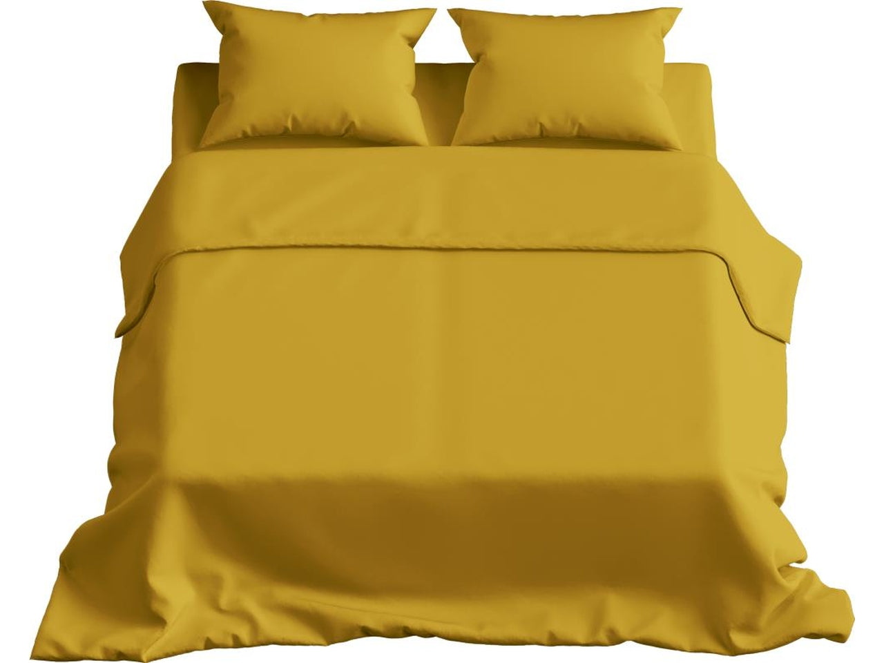 Tuttigiorni completo letto matrimoniale senape