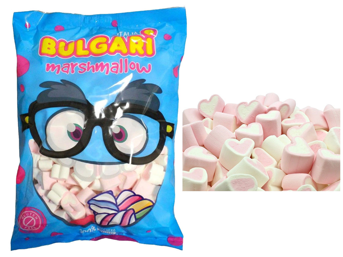 Marshmallow estruso mix cuori rosa - 1000g