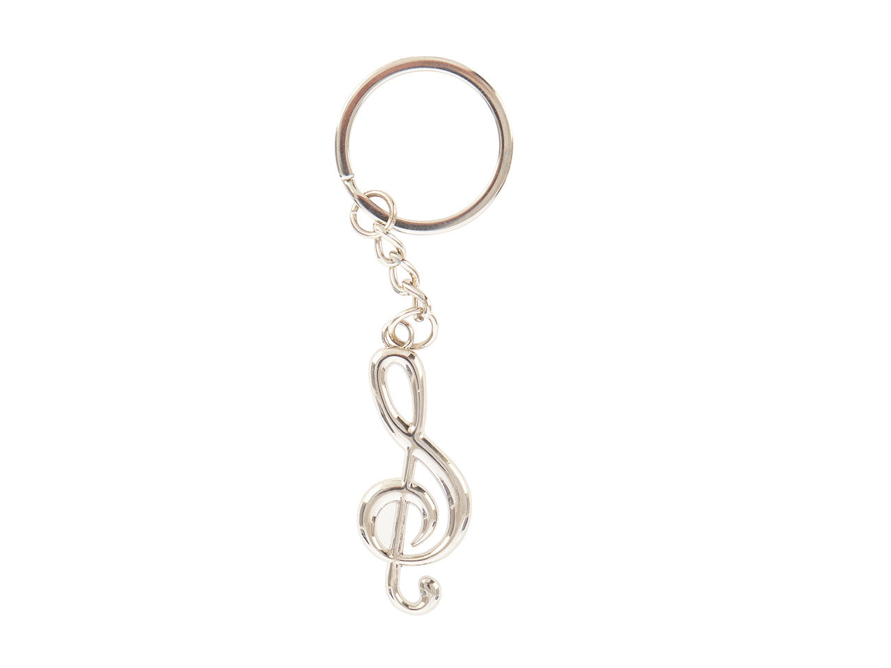 Portachiavi a chiave di violino 4cm in metallo