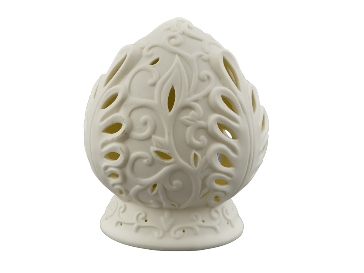 Pumo Bianco Gessato con LED 11x13cm - Bomboniera Pugliese Melograno