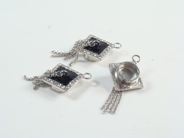 Tocco nero c/strass 57459m