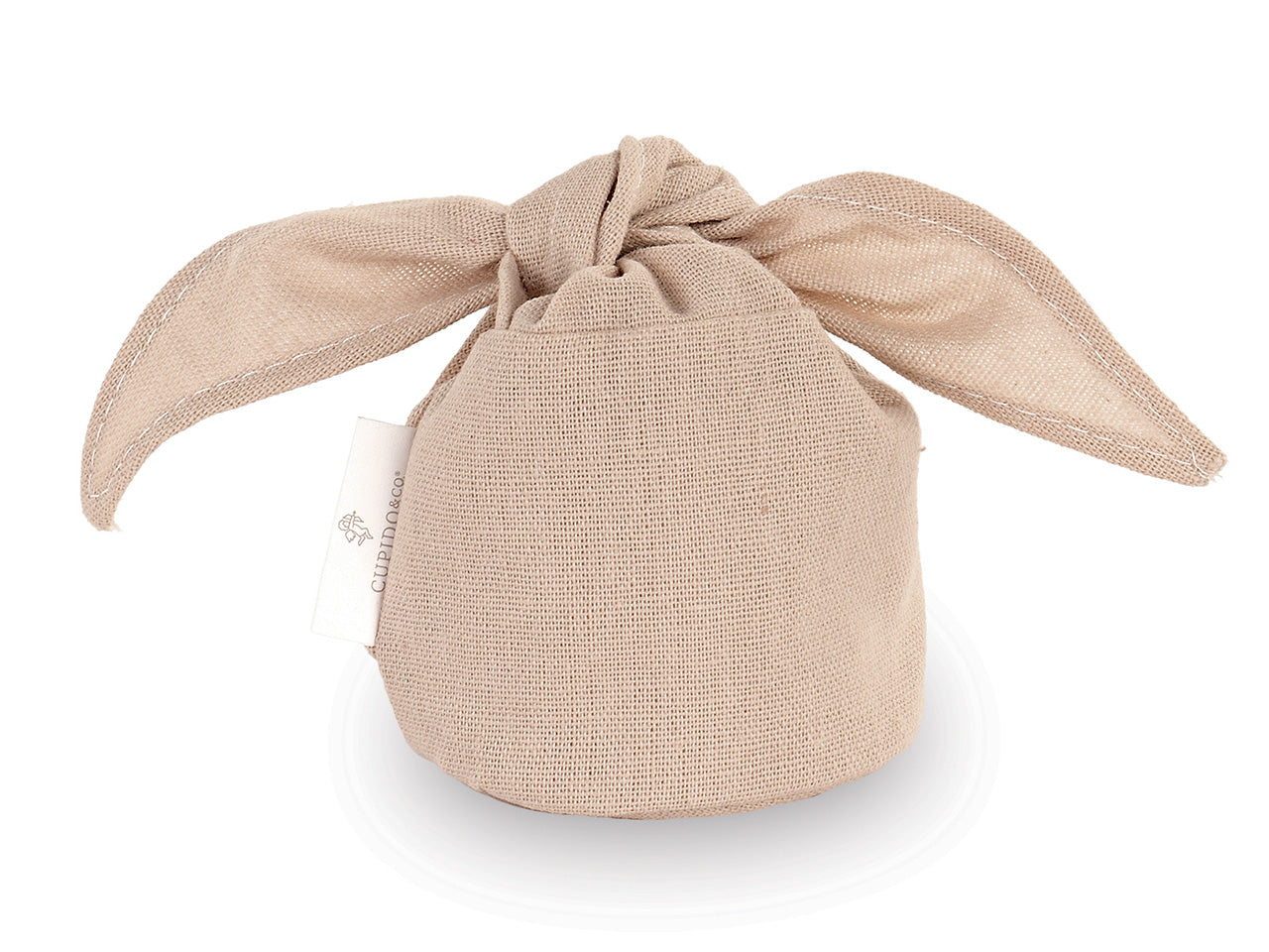 Sacchetto beige annodabile d.6xh.5cm