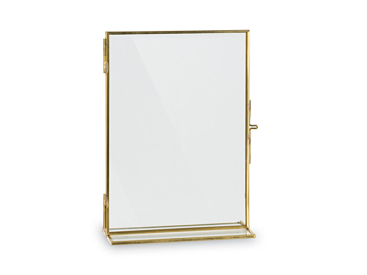 Portafoto vetro/oro