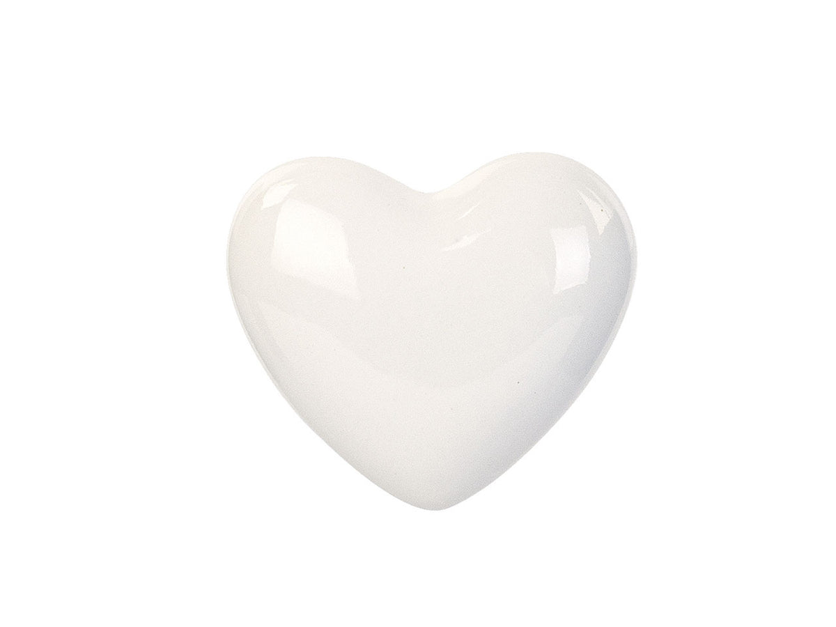 Cuore bianco con magnete