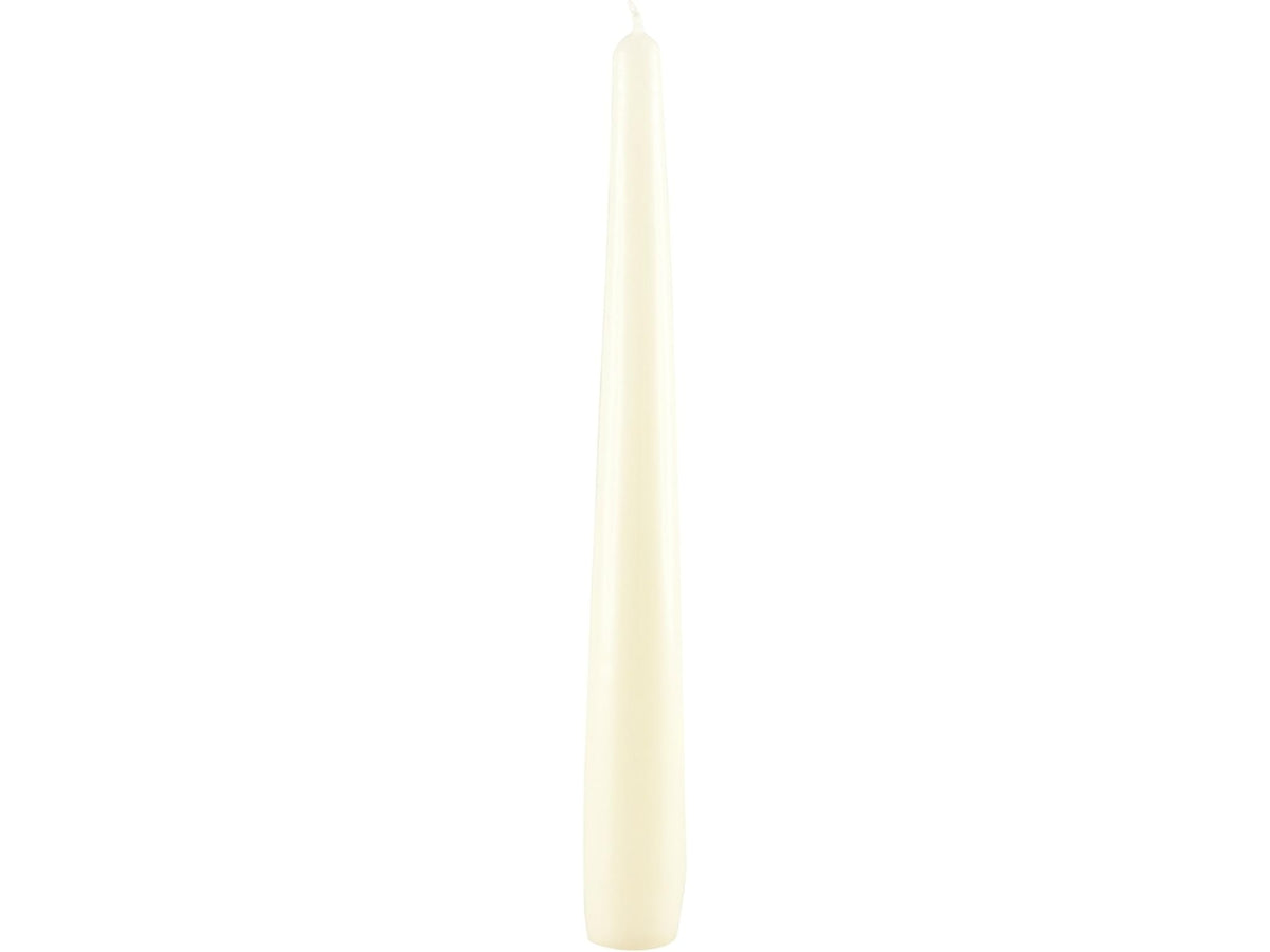 Candela conica 21cm 6pz avorio 1310 02