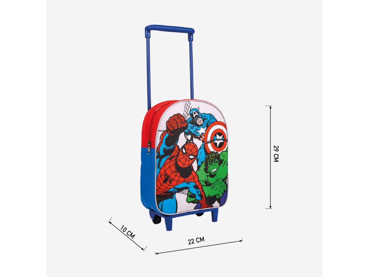 Zaino per bambini trolley scolastico avengers