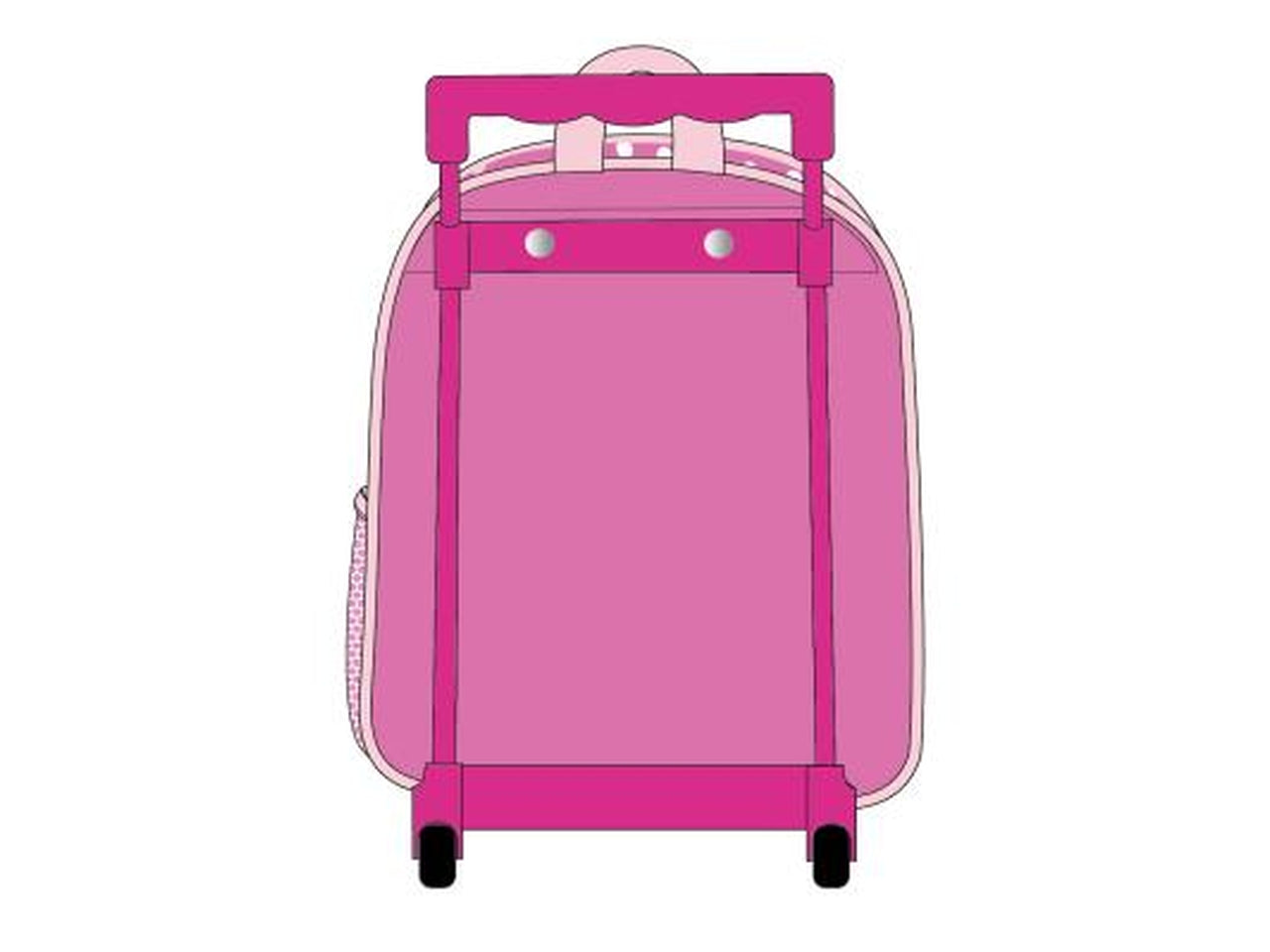 Zaino trolley asilo Minnie per bambina in poliestere fucsia e rosa 29,5x25x12 cm - CerdÃ
