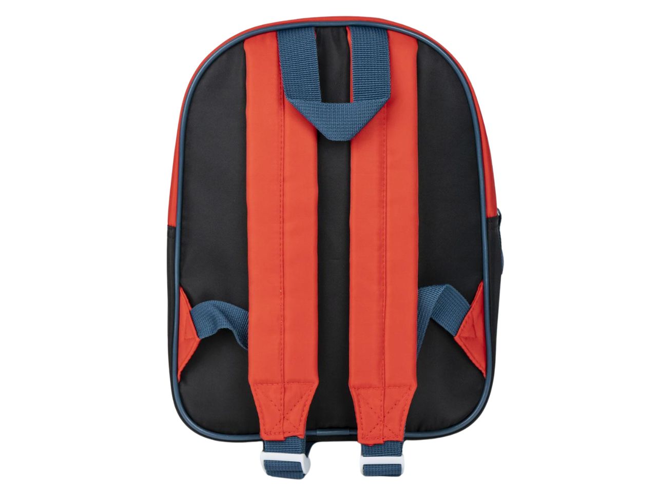 Zaino asilo Spiderman per bambino in tessuto rosso e nero poliestere con occhi pop it 28.5x21x7 cm - Cerda