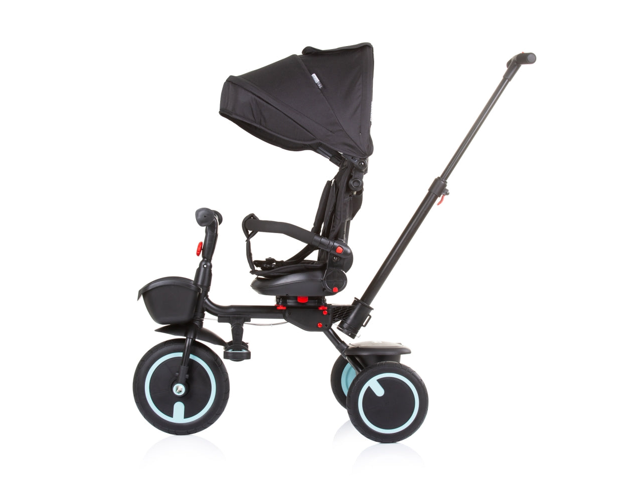 Triciclo pieghevole quick fold ebano 18 mesi | Chipolino