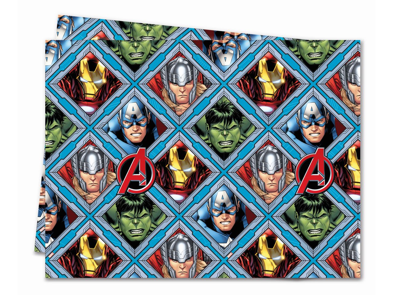 Tovaglia di plastica mighty avengers misura 120x180cm