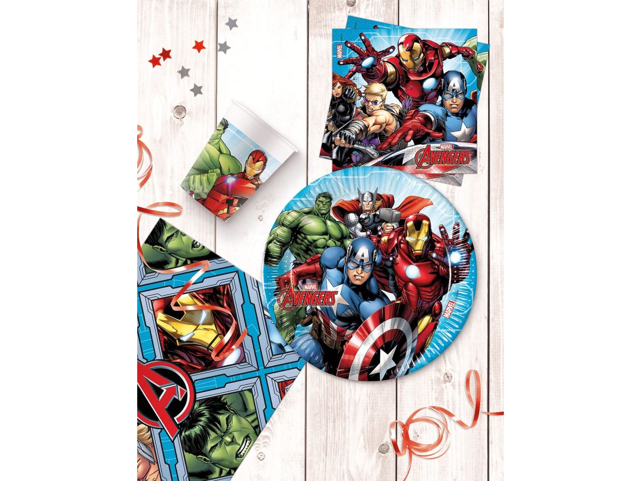 Tovaglia di plastica mighty avengers misura 120x180cm