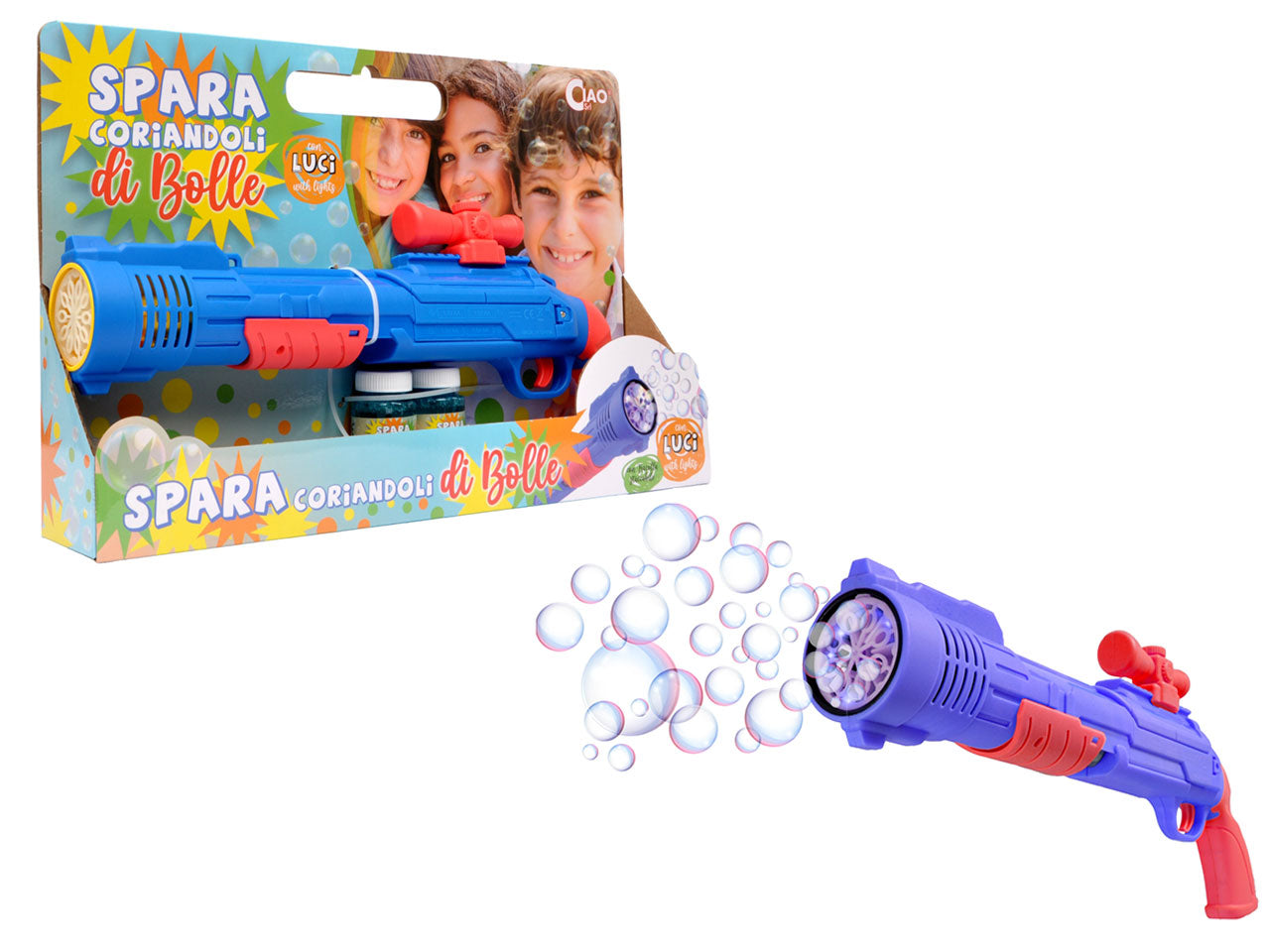 Mitra sparabolle con luci 40cm