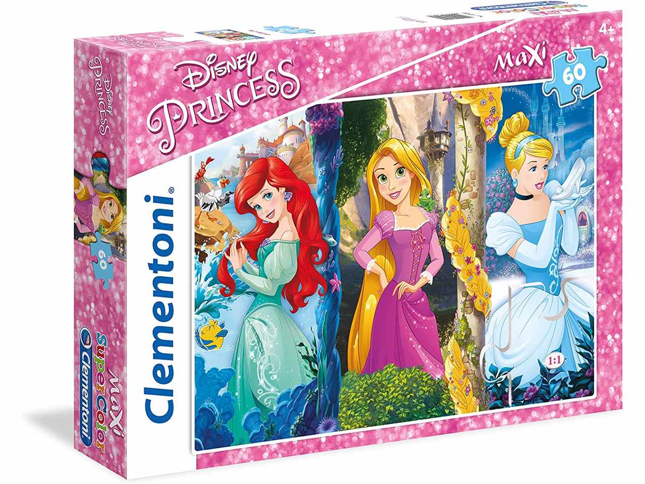 Puzzle da 60 pezzi maxi Princess