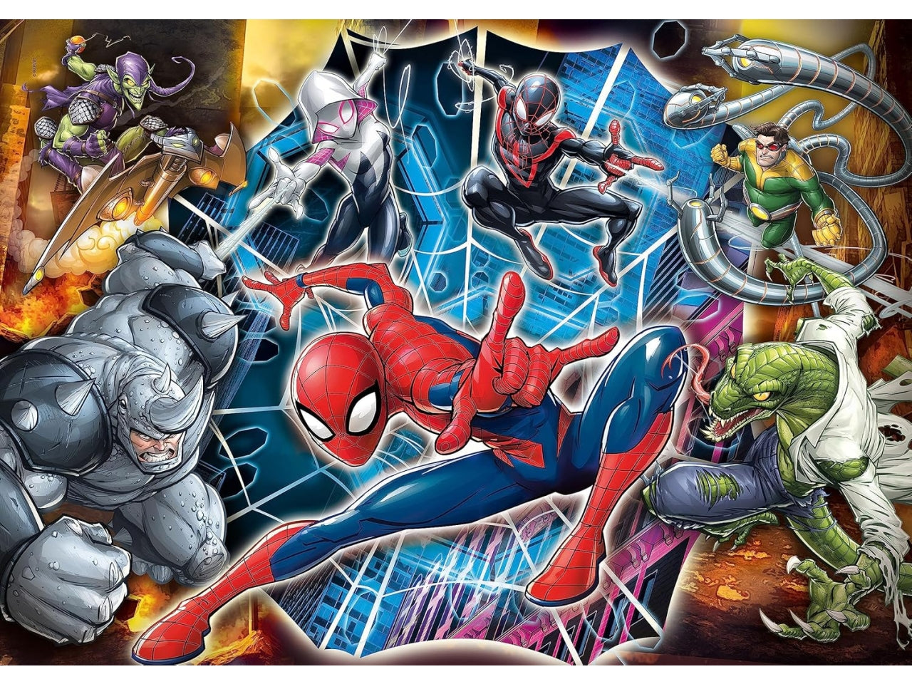 Puzzle da 104 pezzi maxi Spider-man