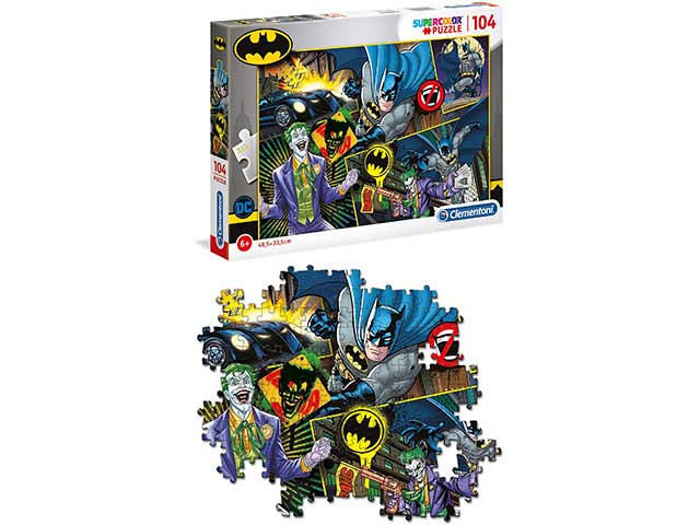 Supercolor Puzzle Batman 104 Pezzi - Clementoni