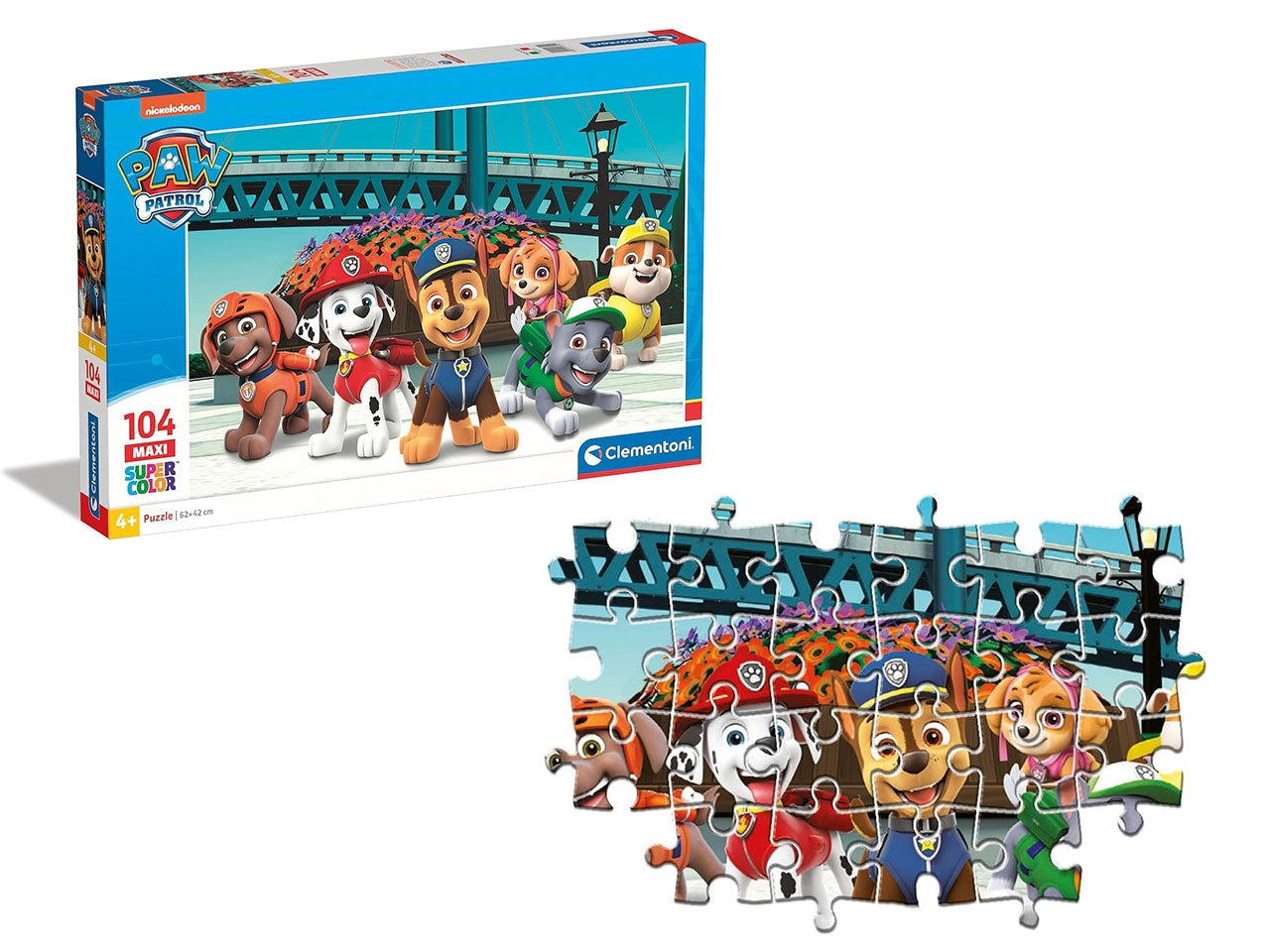 Puzzle da 104 pezzi maxi Paw Patrol 2