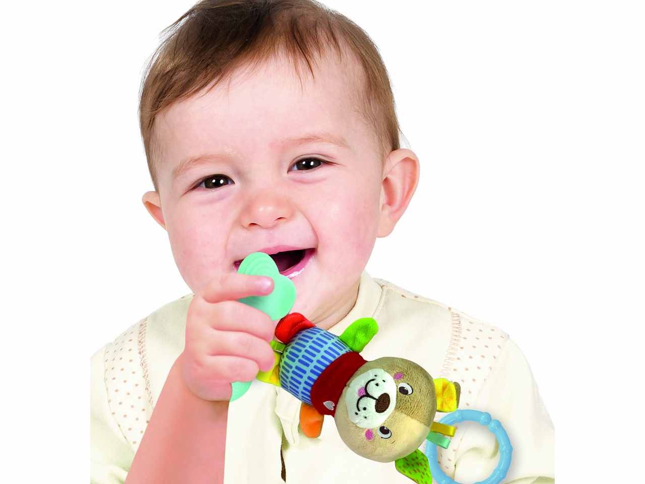 Soft dog rattle