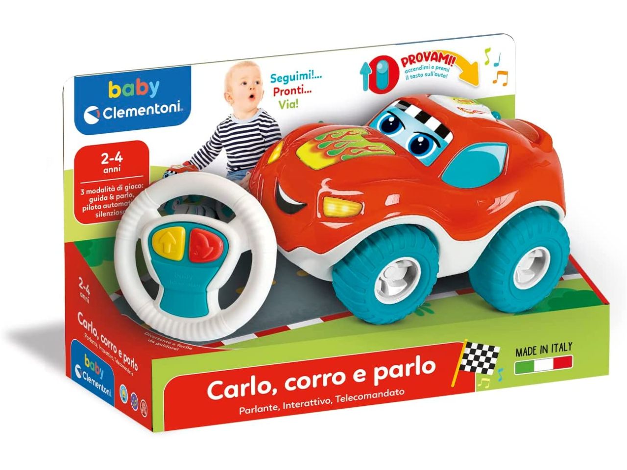 Carlo, Corro E Parlo Macchinina Radiocomandata - Clementoni