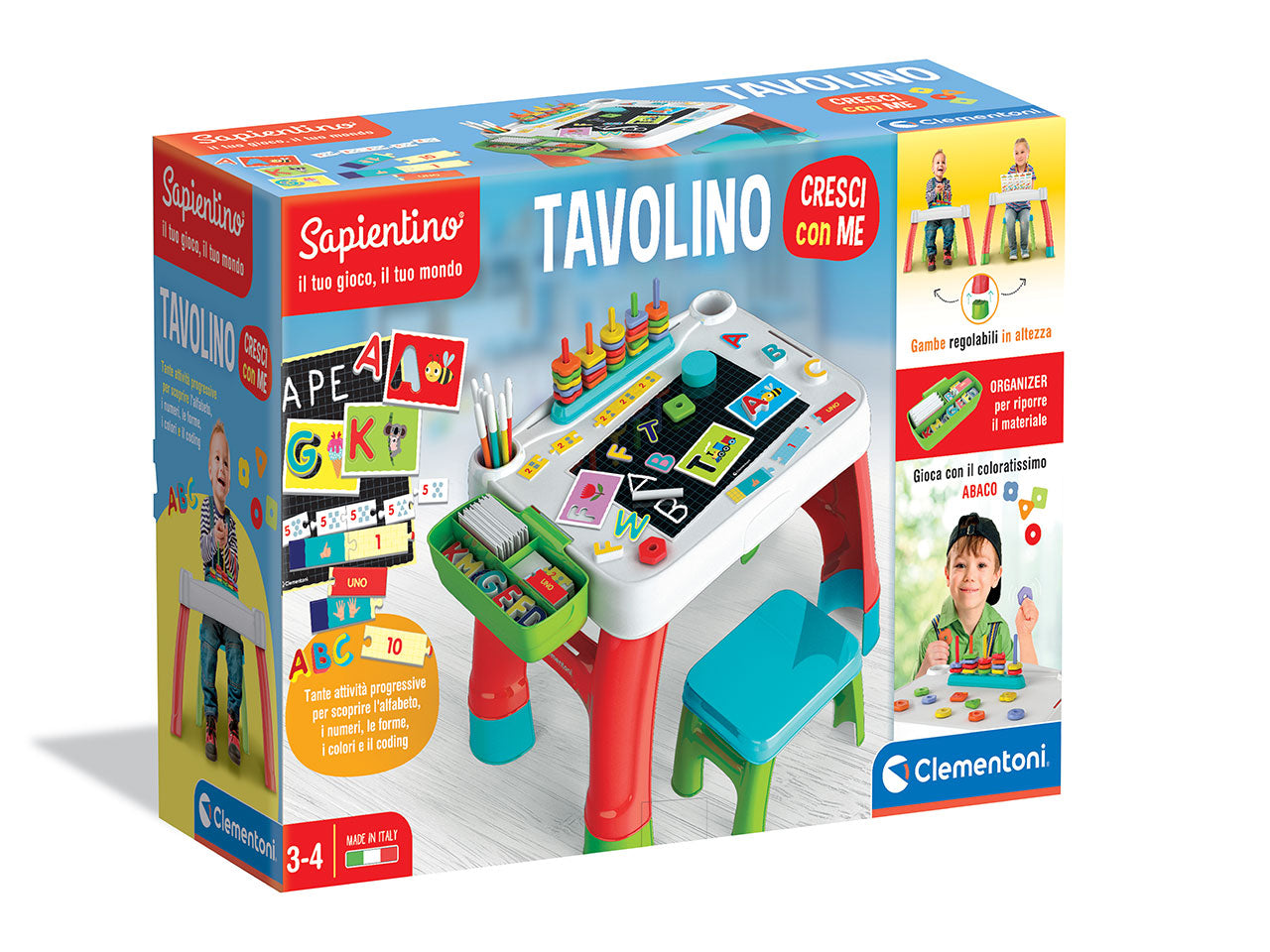 Sapientino Tavolo Cresci Con Me Evolutivo - Clementoni