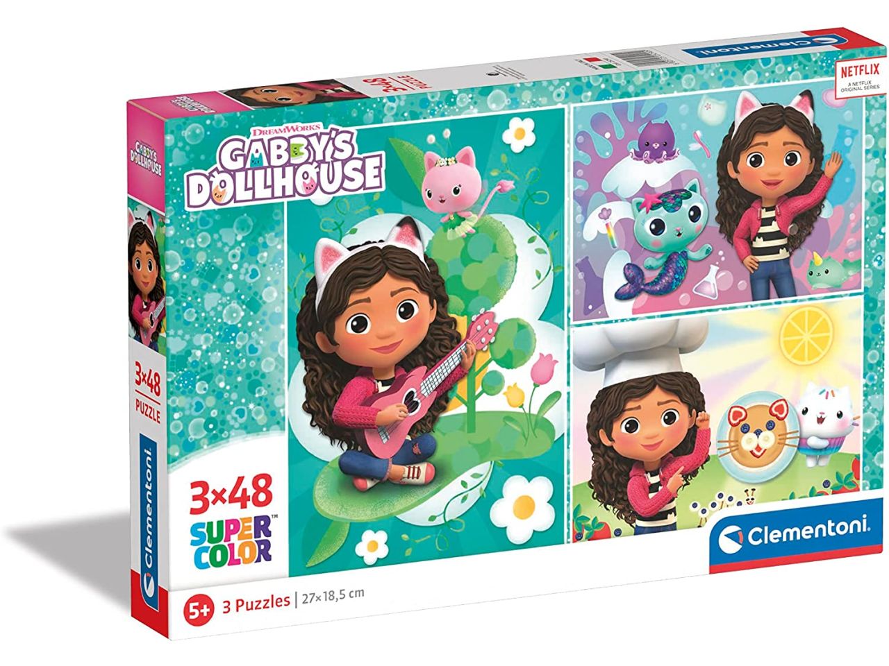 Puzzle 3x48 gabby's dollhouse