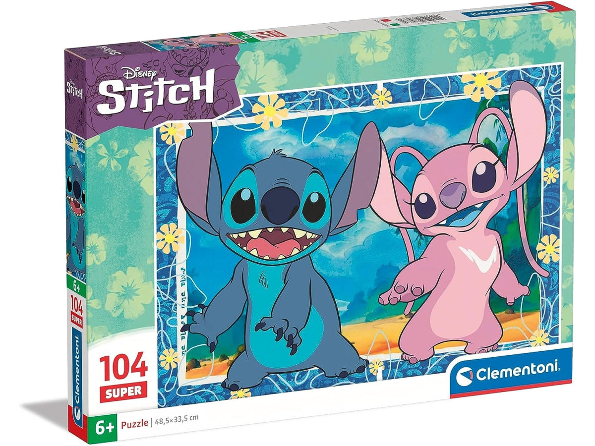 Stitch Supercolor Puzzle a Colore 104 pezzi - Clementoni