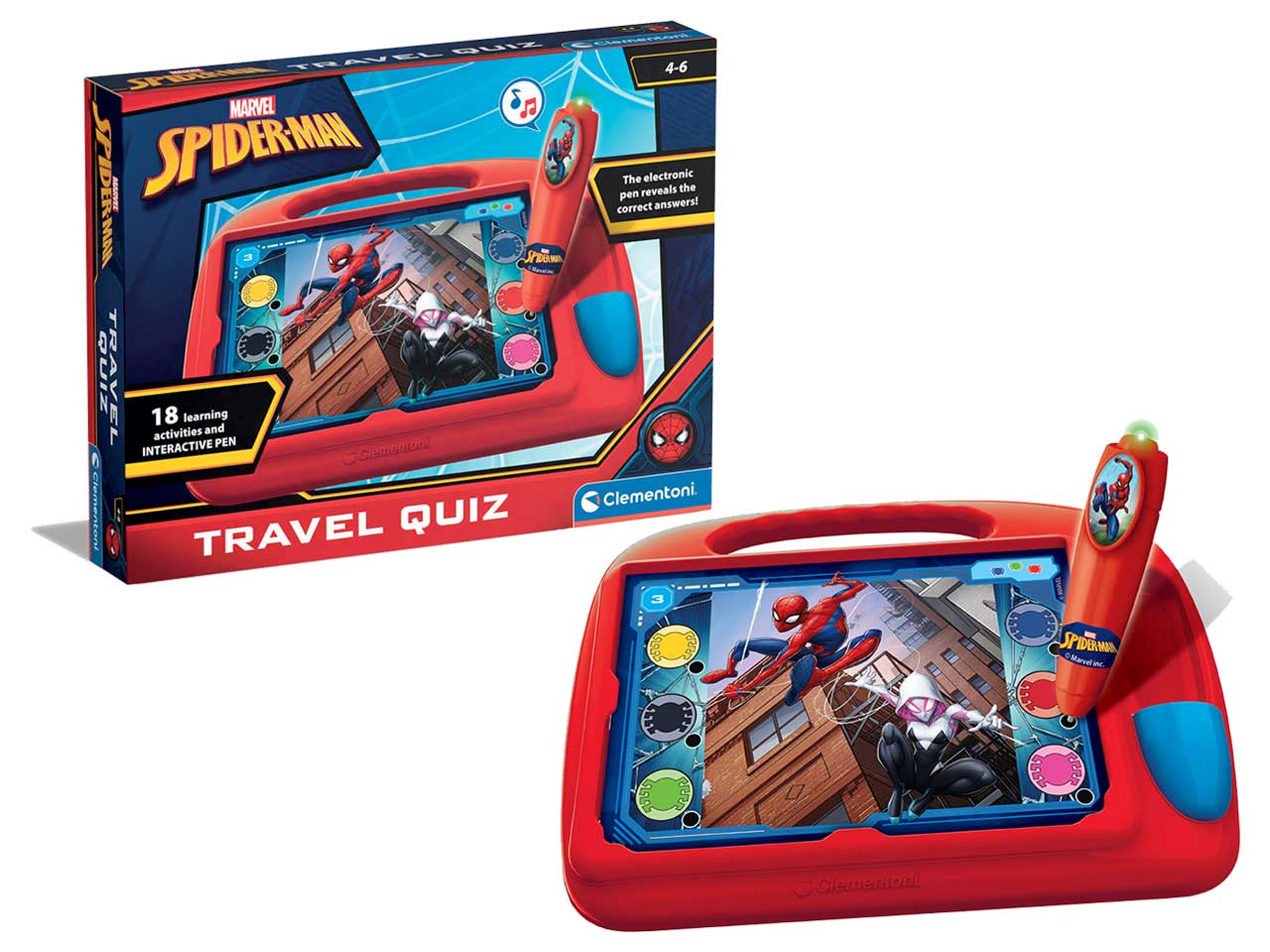Sapientino travel quiz spiderma