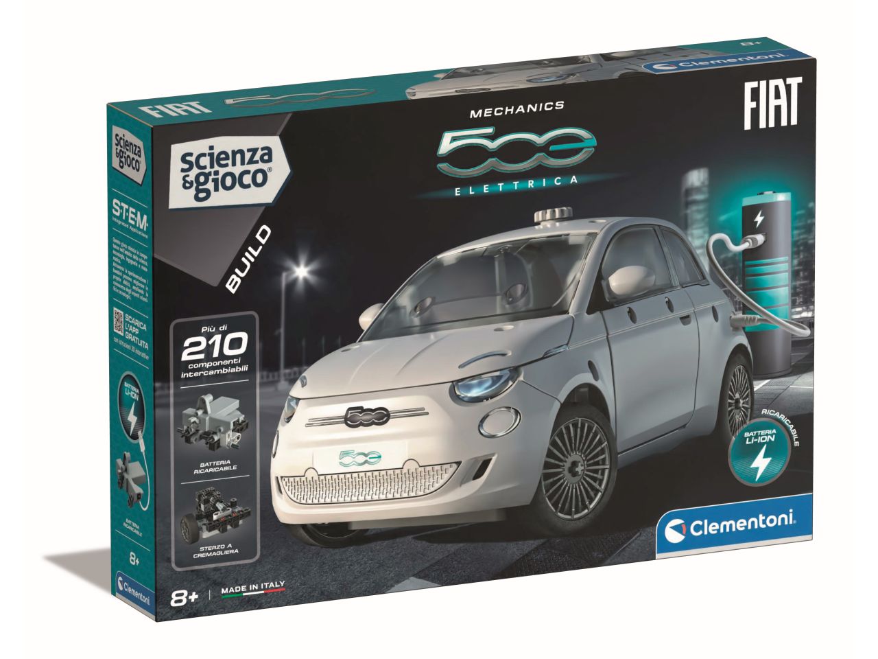 Fiat 500 Elettrica Set Laboratorio Meccanica - Clementoni