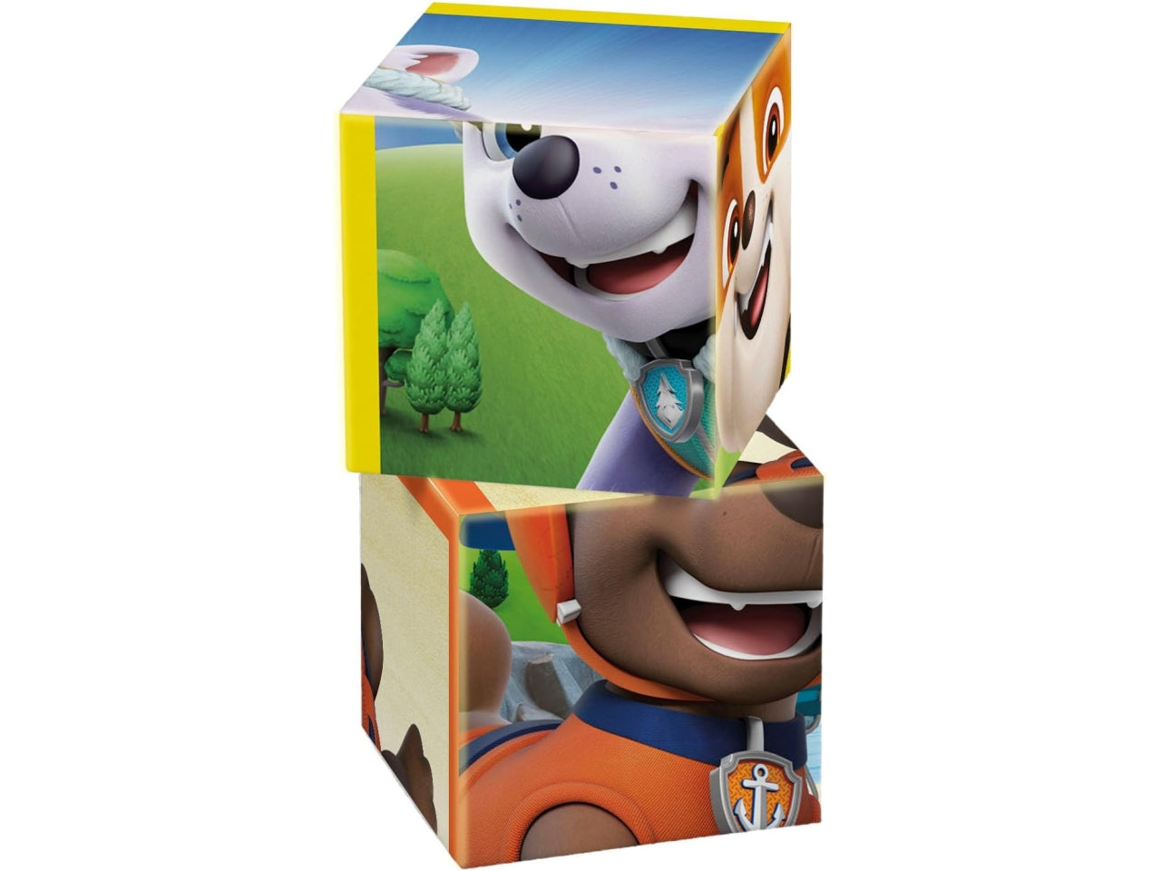 Puzzle 12 cubi Paw Patrol in cartone, 12x8 cm, 3+ anni, Made in Italy - Clementoni