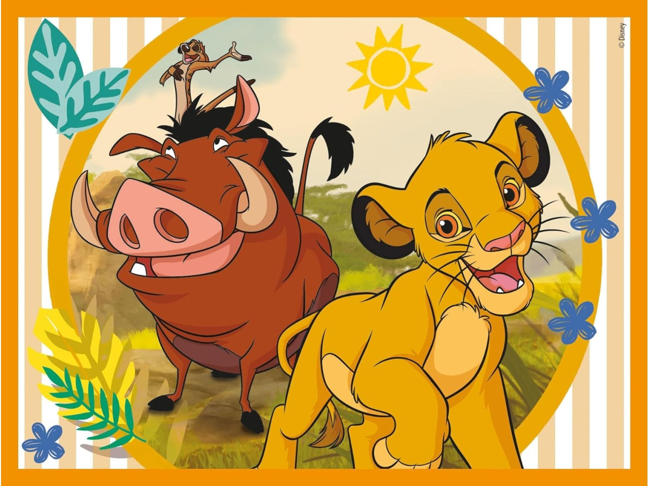 Disney classics Puzzle da cubi 12 pezzi