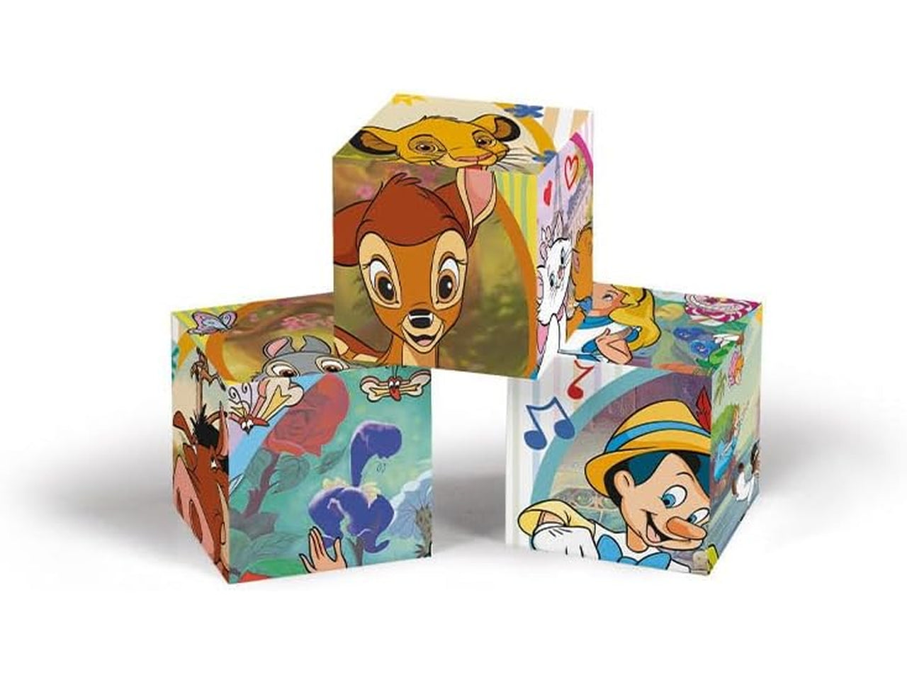 Disney classics Puzzle da cubi 12 pezzi