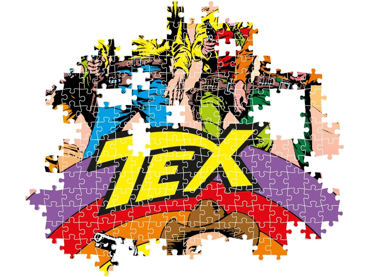 Puzzle 1000 pezzi Tex, 50x70 cm con poster incluso, 18+ anni, Made in Italy - Clementoni