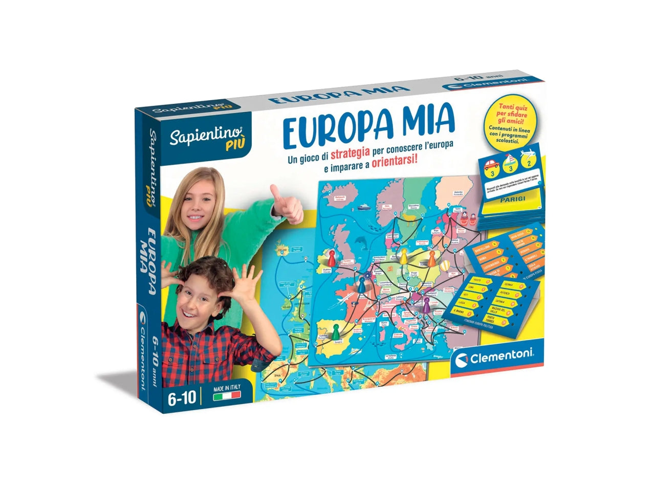 Sapientino Europa Mia Gioco da Tavolo - Clementoni