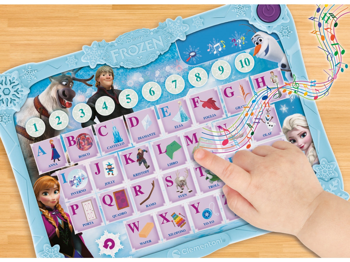 Pad Frozen Alphabet: Divertimento Educativo per Bambini dai 4 Anni - Clementoni $