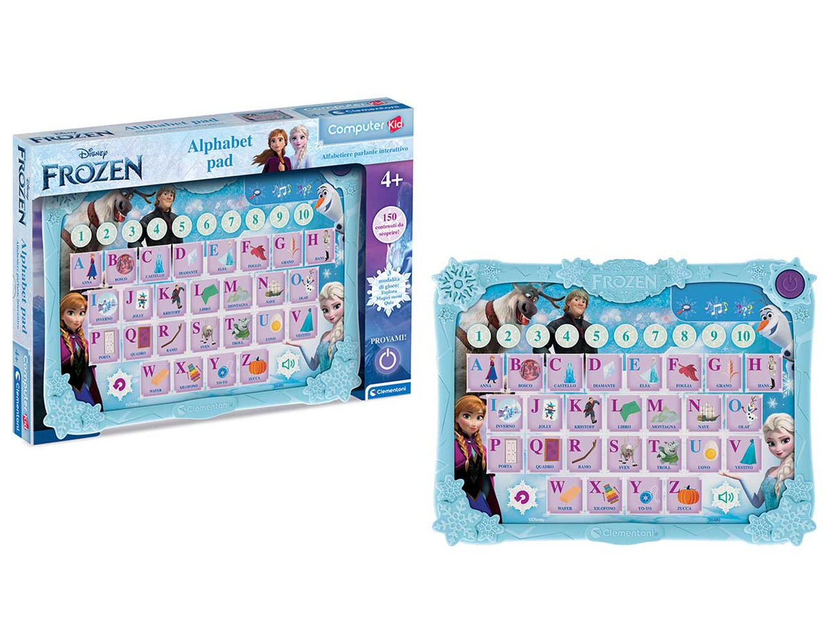 Pad Frozen Alphabet: Divertimento Educativo per Bambini dai 4 Anni - Clementoni $