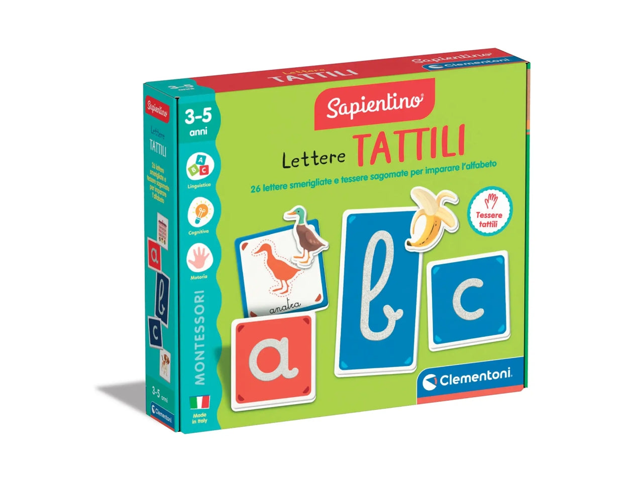 Montessori lettere tattili